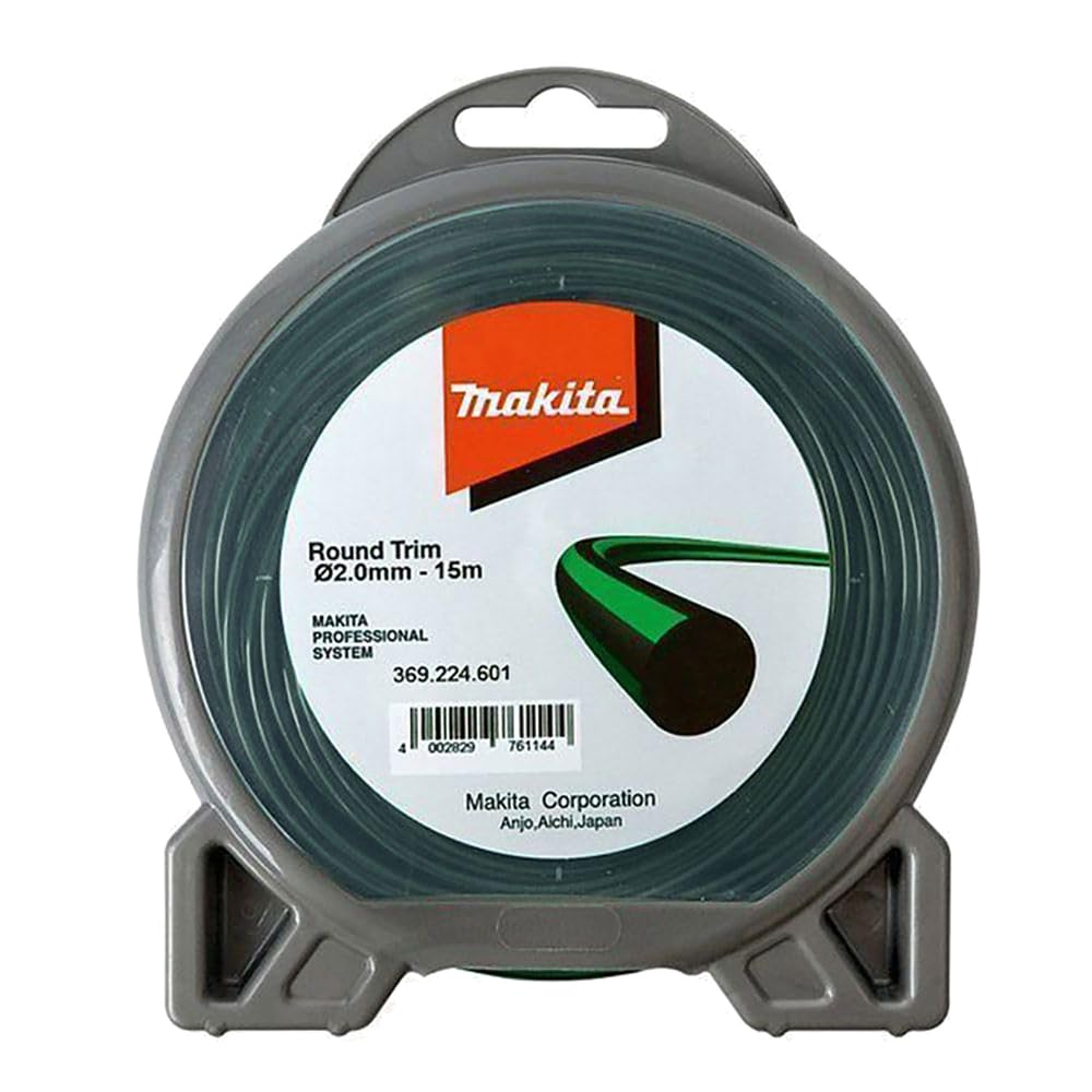 Makita 369224061 - Desbrozadora alambre espiral recortadora bordes, 2,0mm x 3,5m