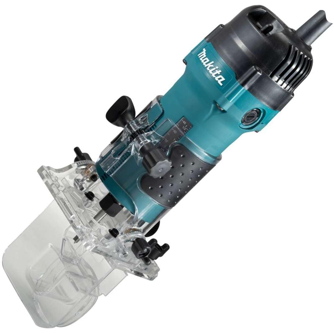 Makita 3712 - Fresadora de cantos 6mm 530W SAR base inclinable