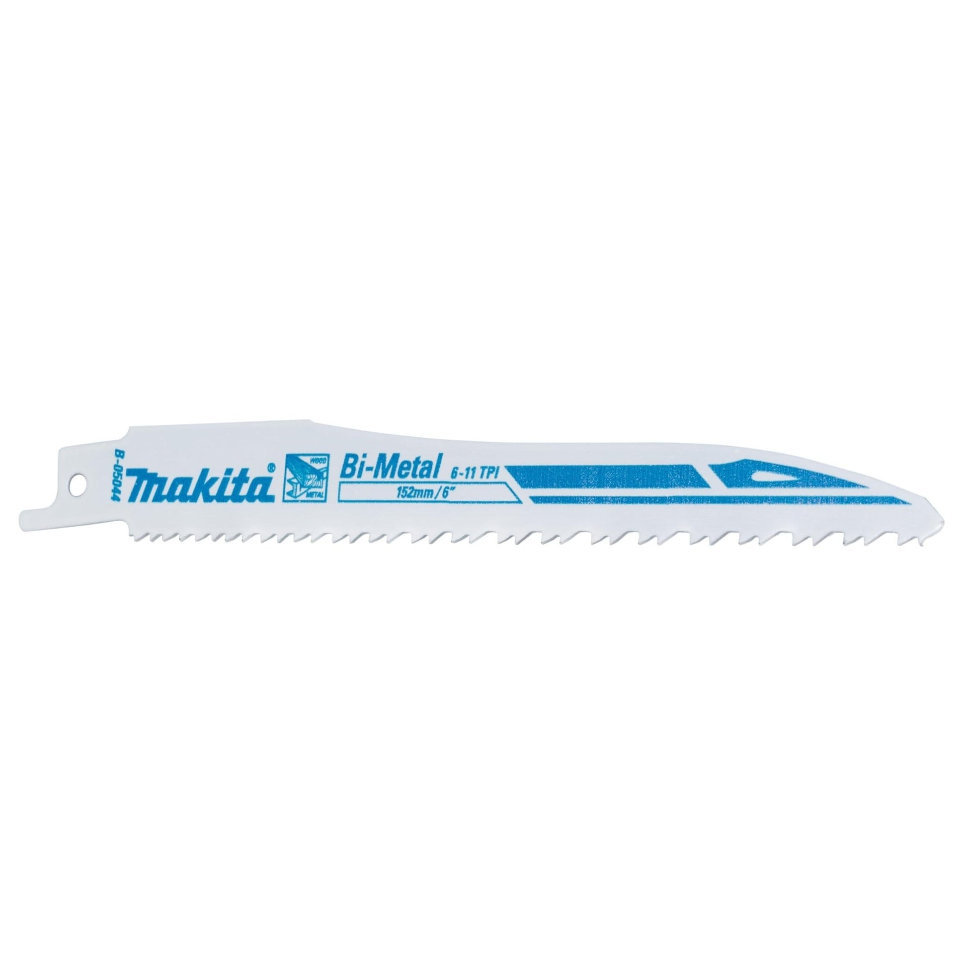 Makita B-05044-25 - B de 05044 – 25 hojas de sable BIM 152/6 – 11Z de 25 (Lote de 25 uds) - Ferrotecnia