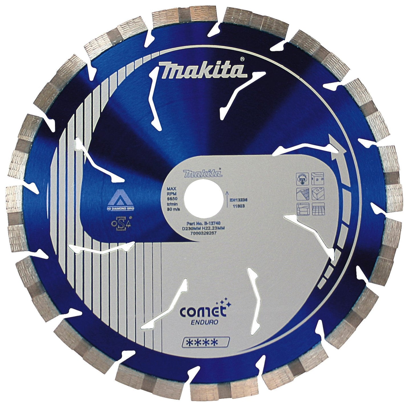 Makita B-12778 - Cuchilla de sierra de diamante, 125x22,23mm