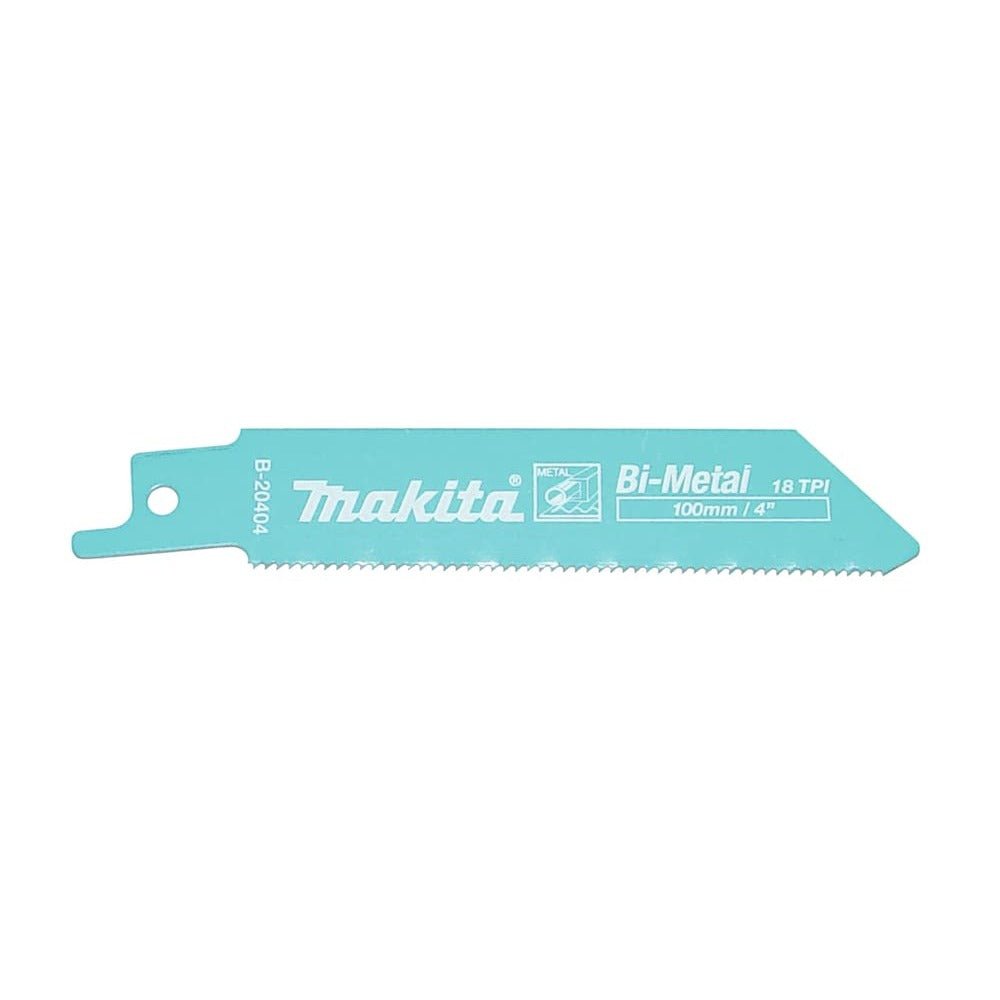 Makita B-20404 - Hoja sierra de sable para metal 100 mm 18 tpi eSPecial herramientas a bateria (Lote de 5 uds) - Ferrotecnia