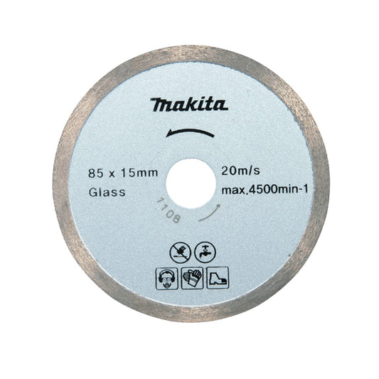 Makita B-21098 - DISCO DIAMANTE 85X15MM PARA VIDRIO