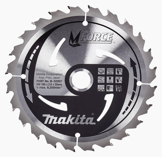 Makita B-32007 - Disco sierra circular, 165 x 20 mm