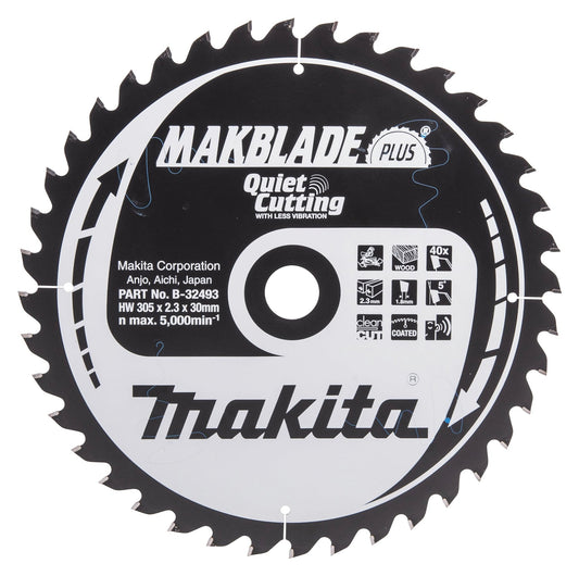 Makita B-32493 - Makblade hoja de sierra 305 x 30 mm, 40 z