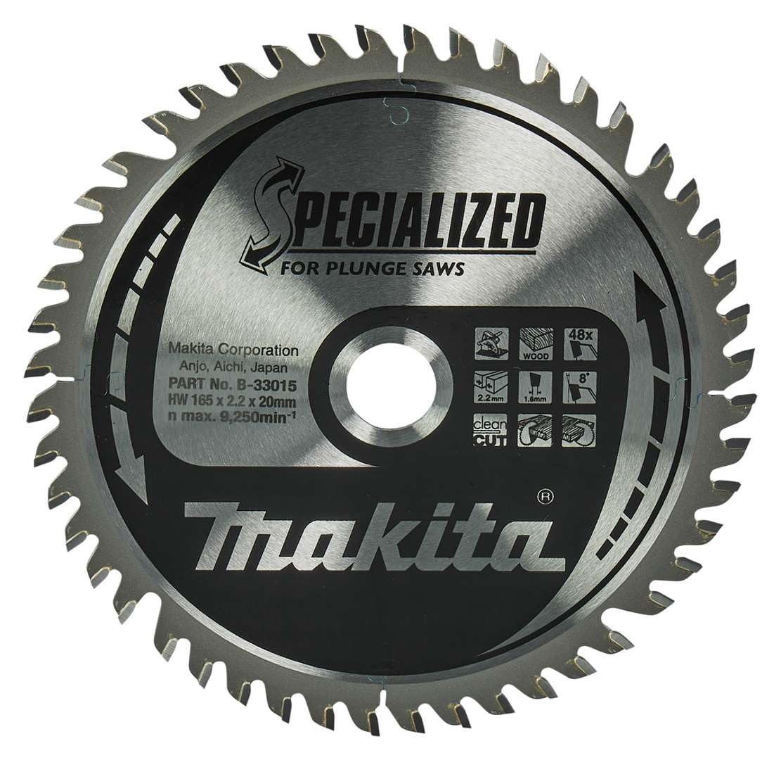 Makita B-33015 - Disco HM 165/20/48D Incisión