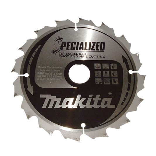 Makita B-33059 - Hoja de sierra especializada, 190 x 30 mm, 16z - Ferrotecnia