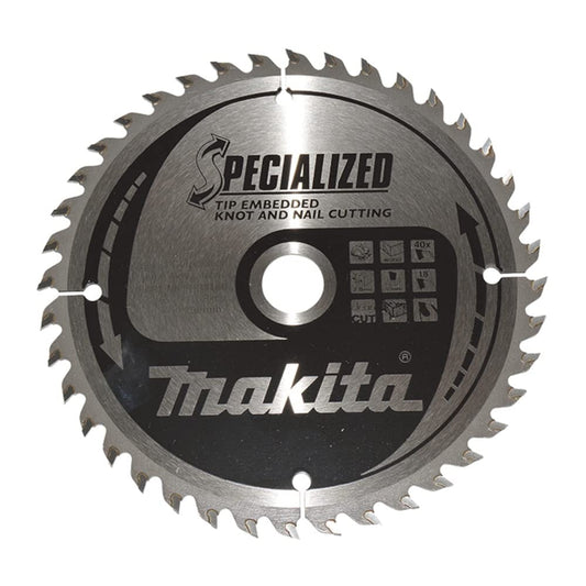 Makita B-33168 - Hoja de sierra especializada, 165 x 20 mm, 40 z - Ferrotecnia