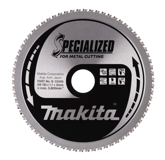Makita B-33445 - Specialized - Hoja de sierra (185 x 30 mm)