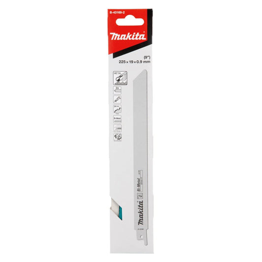 Makita B-43169-2 - 24TPI - Hojas de sierra alternativas bimetálicas , 225 mm) (Lote de 2 uds)