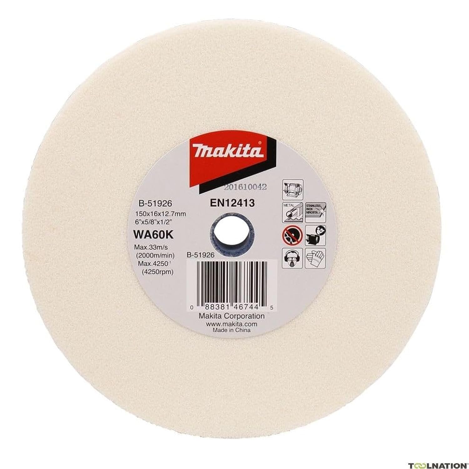 Makita B-51926 - Slijpst. 150X16x12,7Mm Wa60k