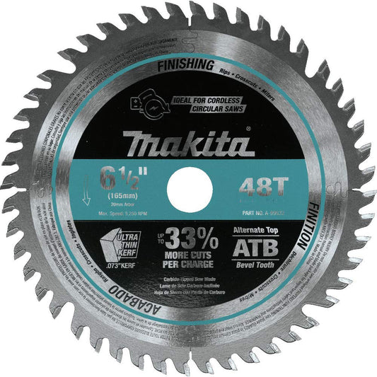 Makita B-56764 - Hoja de sierra circular Specialized TCT 165x20mm 48T Madera