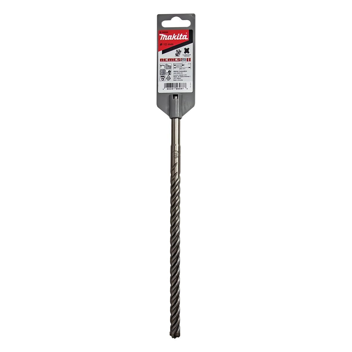 Makita B-57928 - Broca SDS-Plus Nemesis-II 5x260, Negro, 5mm x 265mm