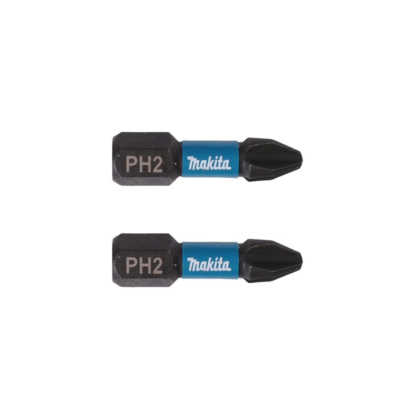 Makita B-63616 - Puntas de atornillar PH2 de 25 mm, Impact Black (Lote de 2 uds)