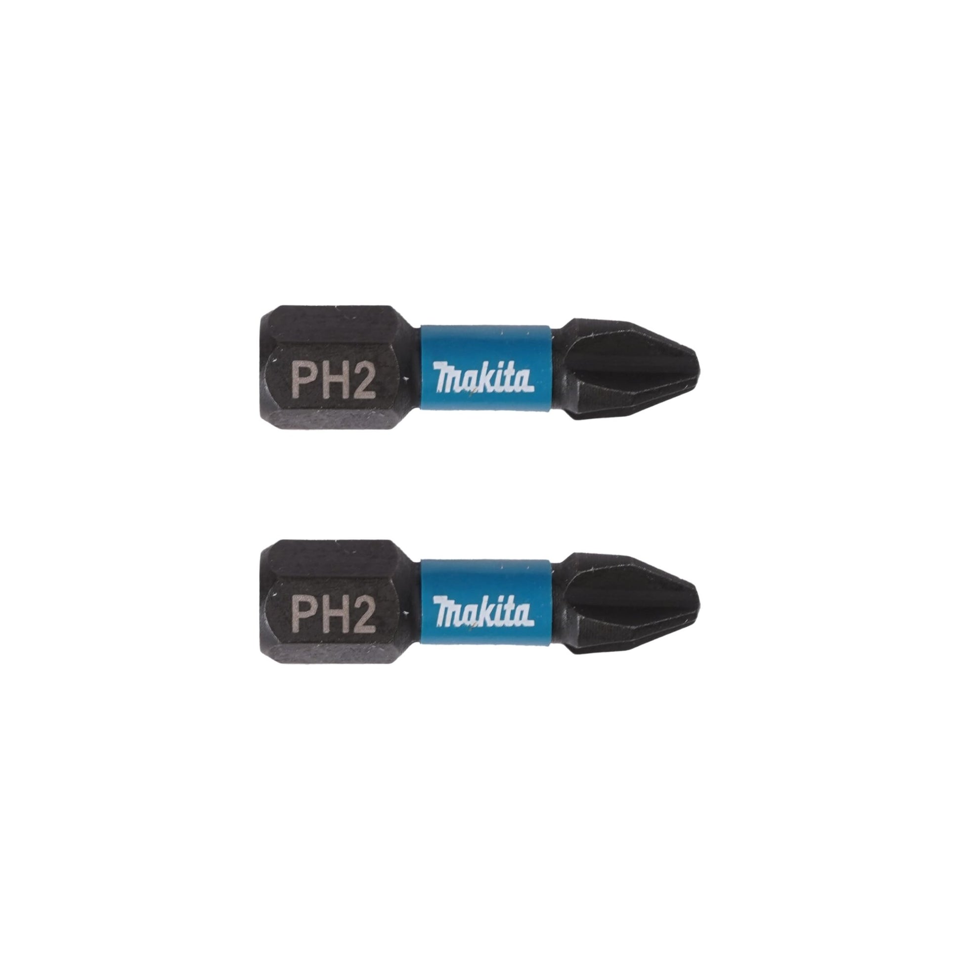 Makita B-63616 - Puntas de atornillar PH2 de 25 mm, Impact Black (Lote de 2 uds)