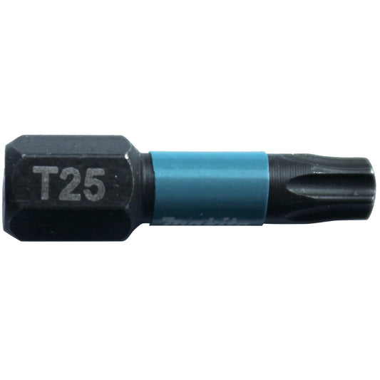 Makita B-63688 - Broca de rosca negra de impacto T25 (Lote de 2 uds) - Ferrotecnia
