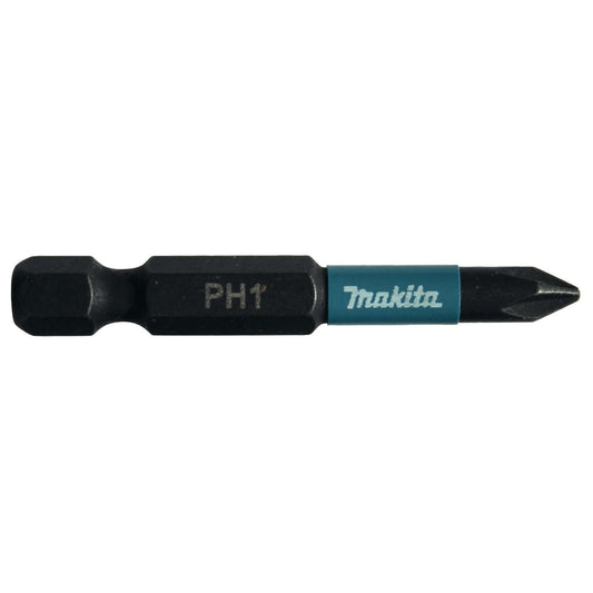 Makita B-63719 - Broca de Tornillo Negra de Impacto PH1 (Lote de 2 uds) - Ferrotecnia