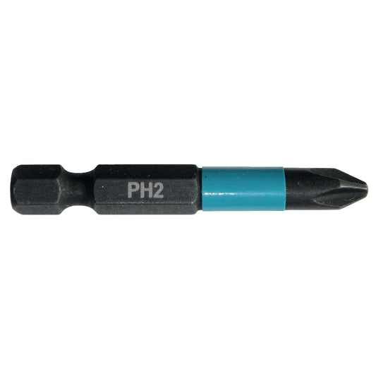 Makita B-63725 - Broca de Rosca Negra de Impacto PH2 (Lote de 2 uds) - Ferrotecnia