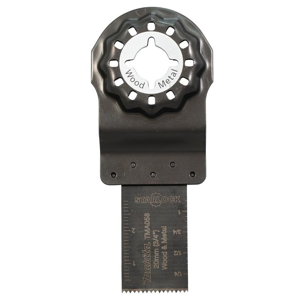 Makita B-64923 - Starlock - Hoja de corte por inmersión (20 x 30 mm, 20 TPI, BiM, TMA058, madera y metal) - Ferrotecnia