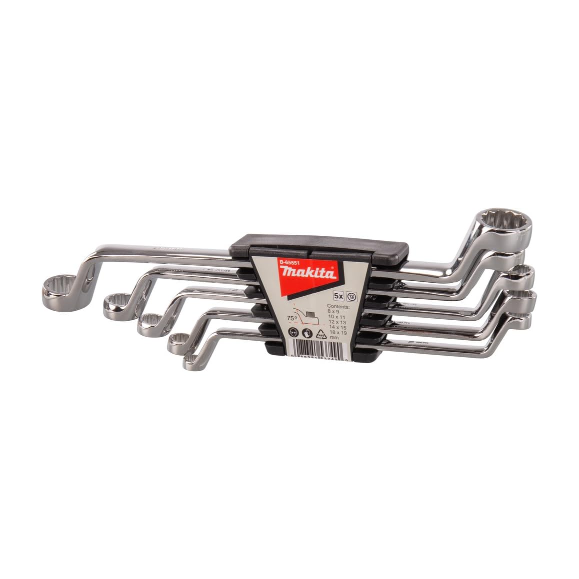 Makita B-65551 - Juego de llaves de estrella (Lote de 5 uds)