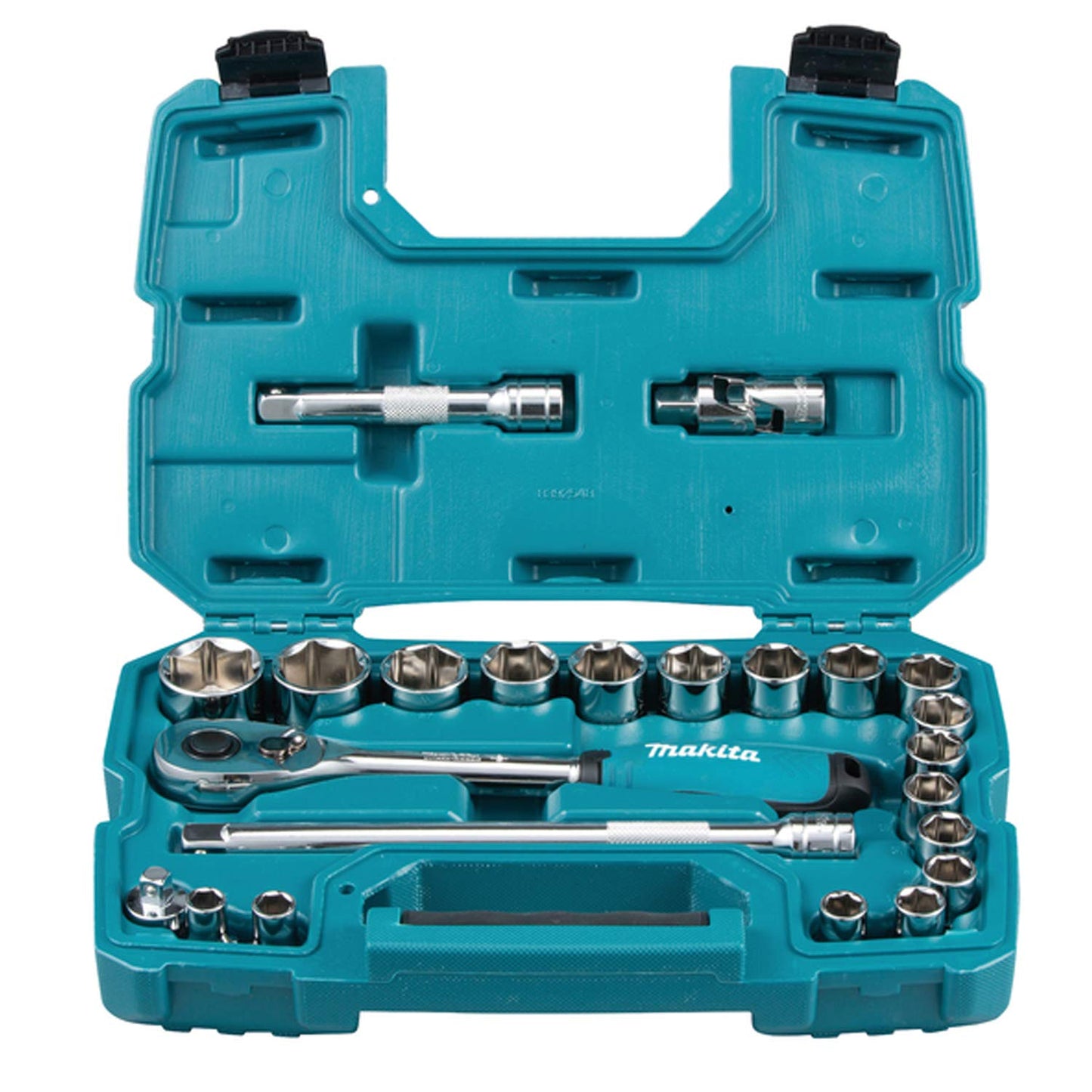 Makita B-65589 - Juego de vasos con llave de carraca 1/2" (Lote de 23 uds)