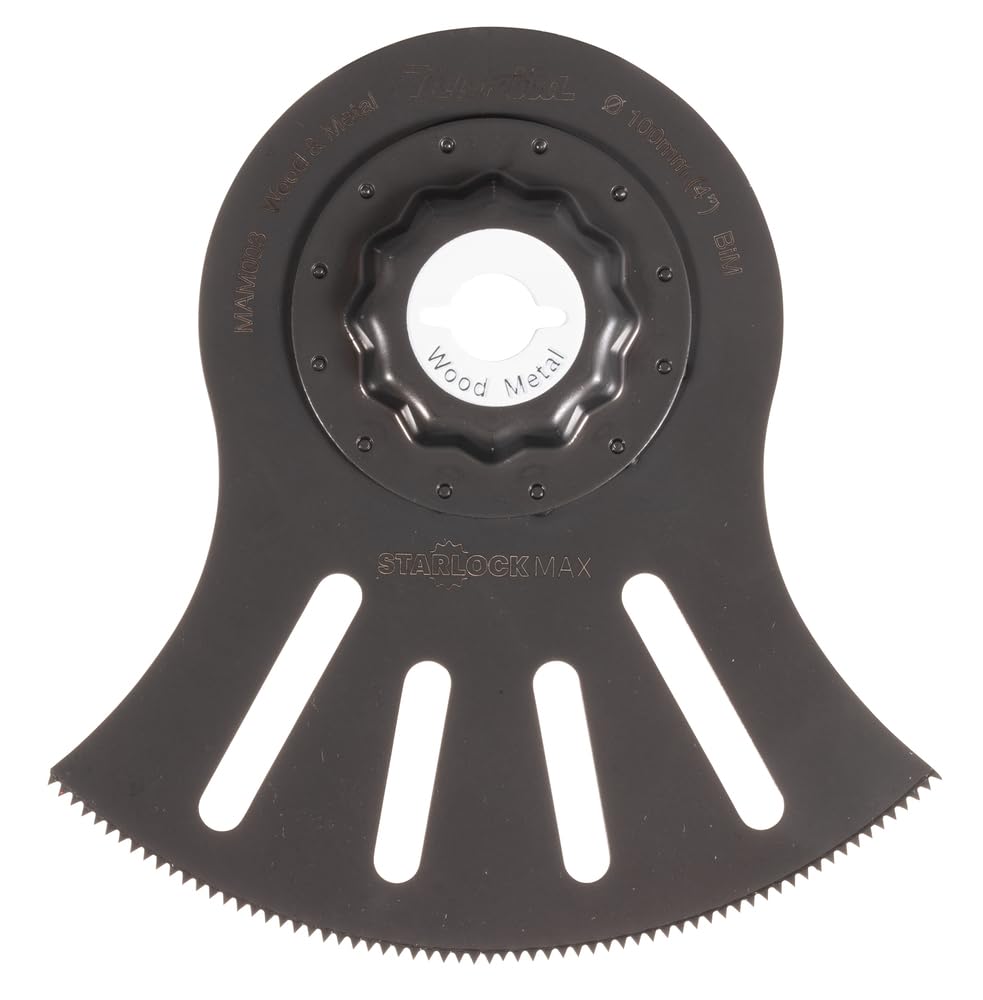 Makita B-66422 - Hoja de corte curva BiM 100 mm Starlock Max, para madera y metal
