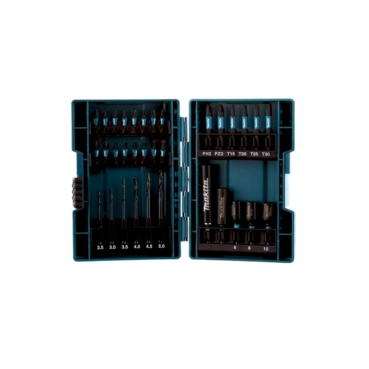 Makita B-66896 - Juego de brocas, puntas y vasos, Impact Black (Lote de 33 uds) - Ferrotecnia