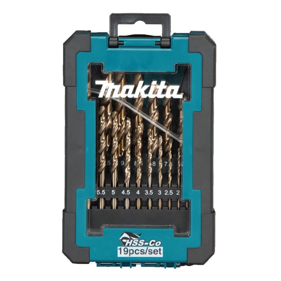 Makita D-67561 - JUEGO BROCAS METAL HSS-CO (Lote de 19 uds)