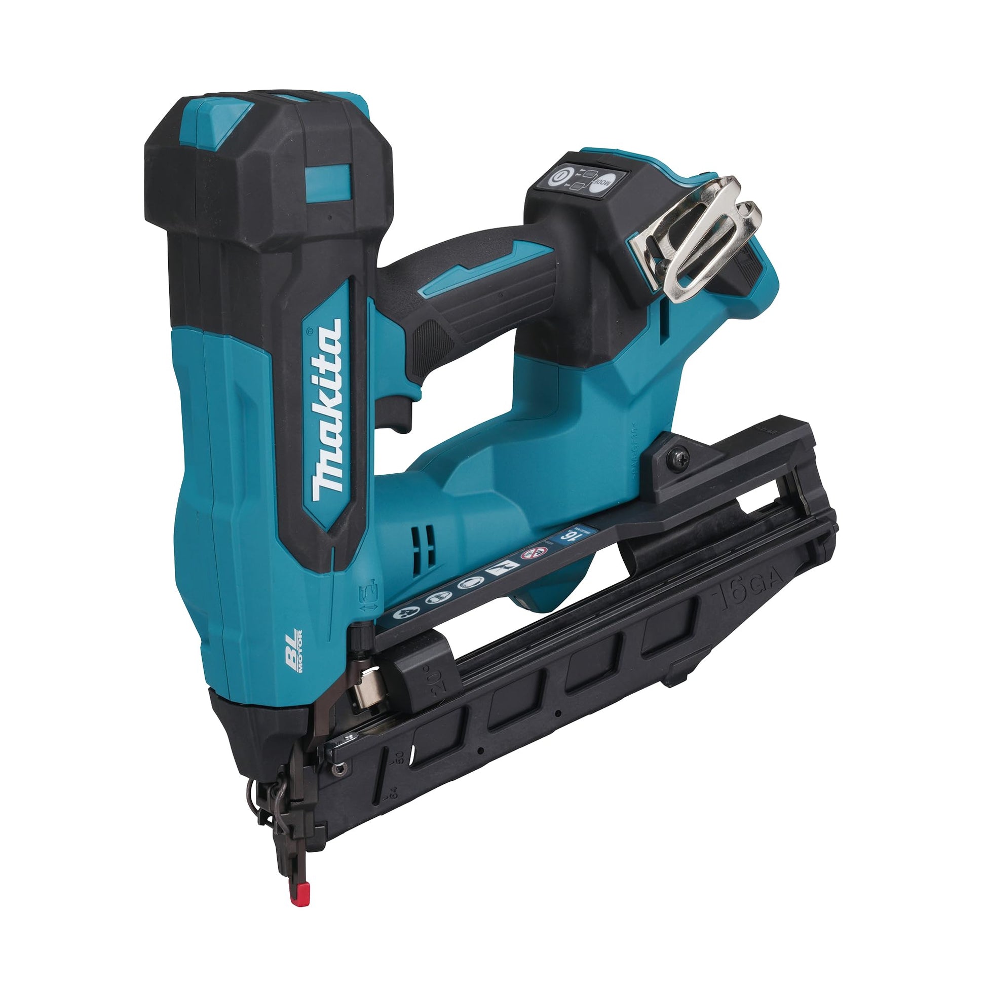 Makita DBN901ZK - Clavadora de marco sin escobillas LXT de iones de litio de 18 V suministrada en una funda de transporte, baterías y cargador no incluidos