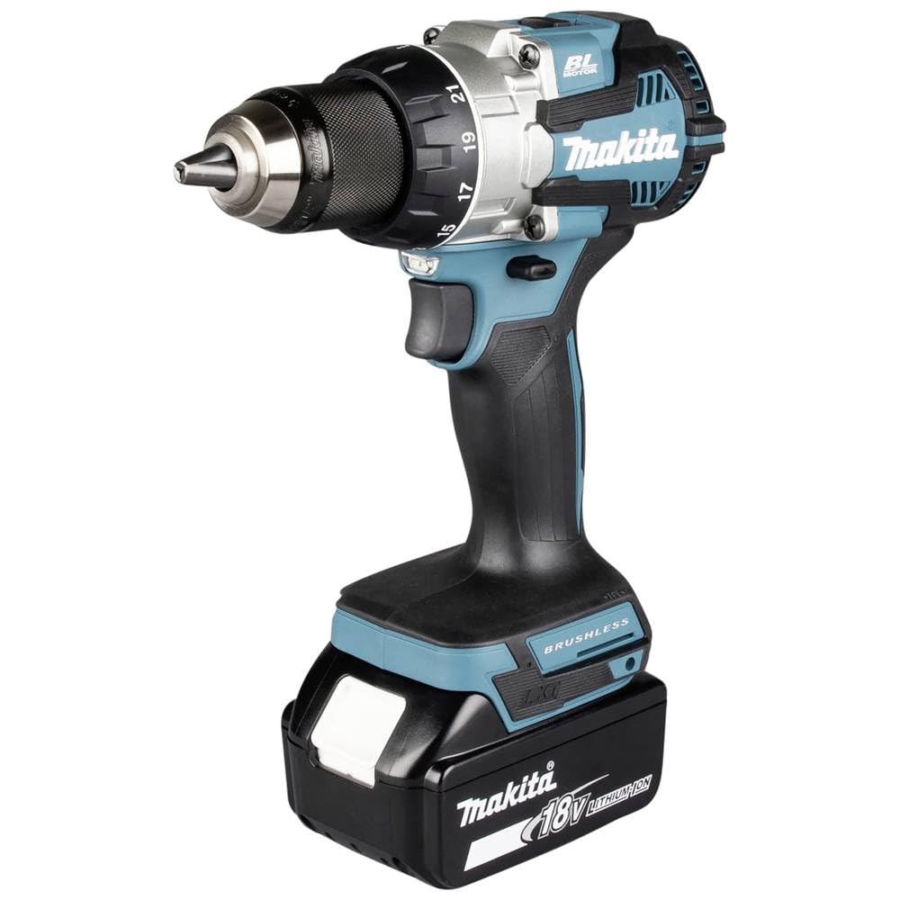 Makita DDF489RTJ - Atornillador taladro 18V LXT sin escobillas, 73/40 Nm, 2x5,0 Ah