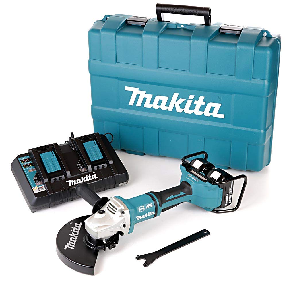 Makita DGA900PT2 - Amoladora 230mm a bateria 18vx2 bl 5.0ah, 36 W, 36 V