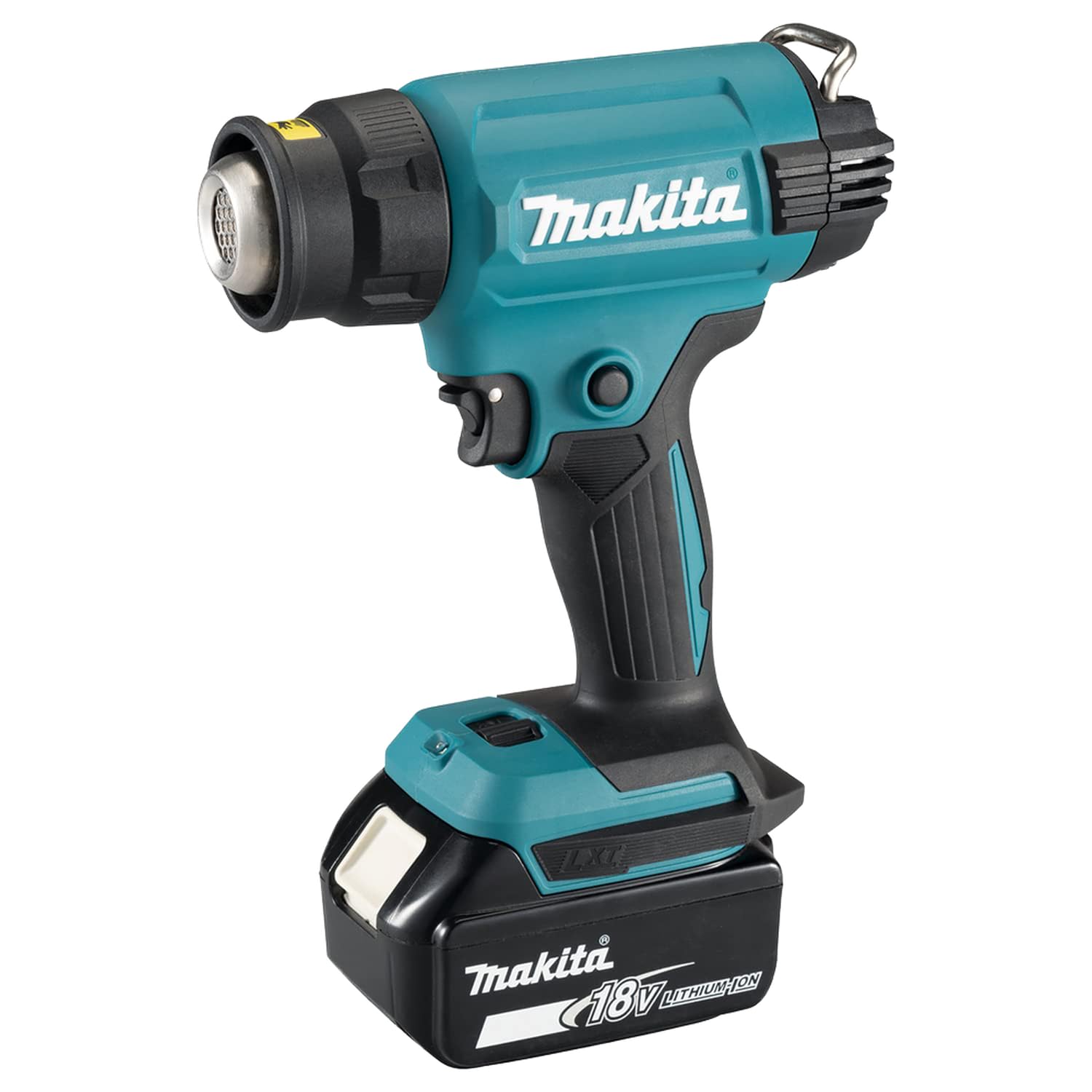 Makita DHG181RT - | 18 V Hete luchtpistool | 5,0 Ah (1 st) | snellader | in kunststof koffer | met diverse opzetstukken