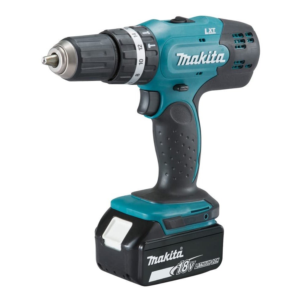 Makita DHP453RFE - Taladro Percusión Batería 18V LXT 13mm 42 Nm 2x3.0Ah MAKPAC - Ferrotecnia