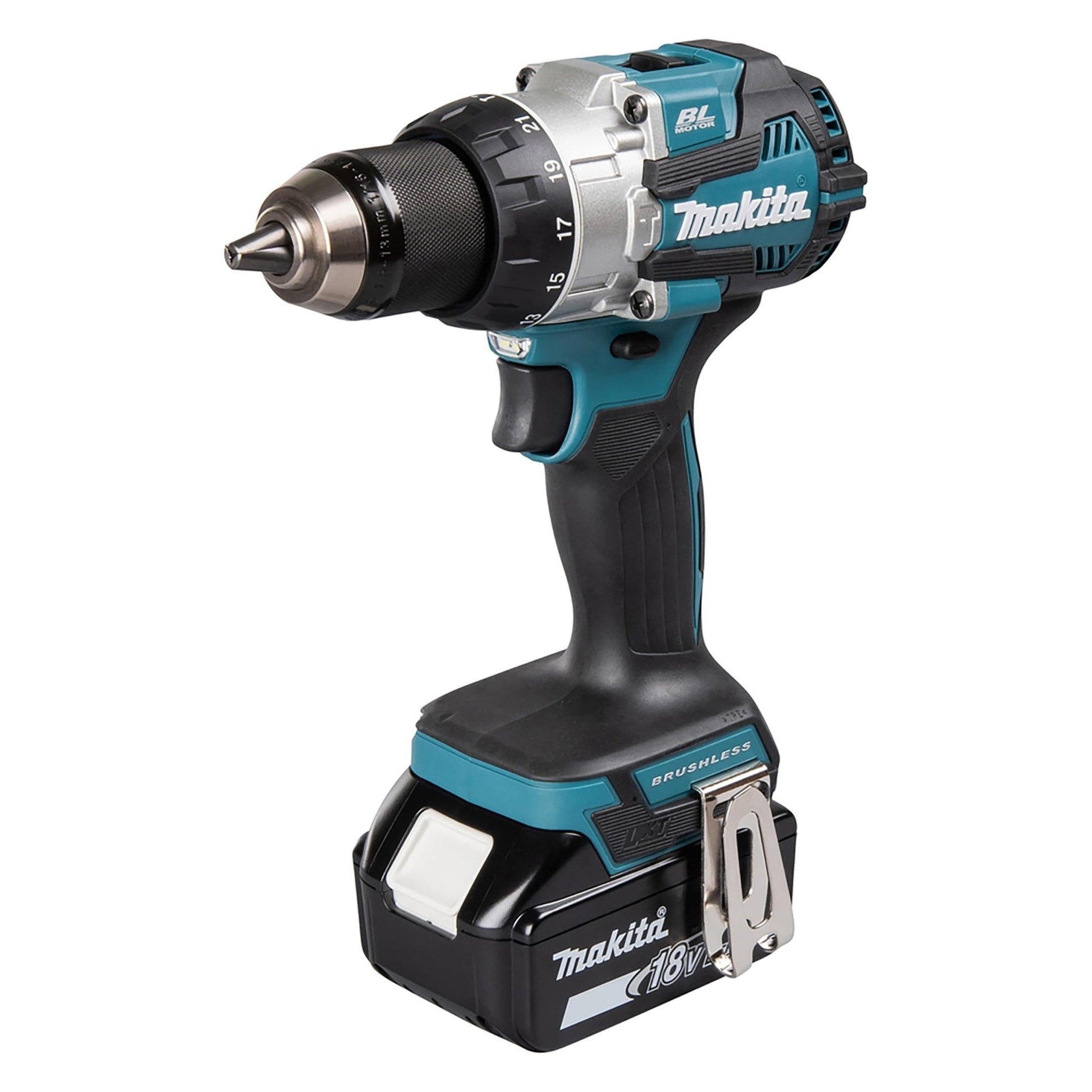 Makita DHP489RTJ - Taladro combinado BL 18V 5,0Ah LXT 80Nm - Ferrotecnia