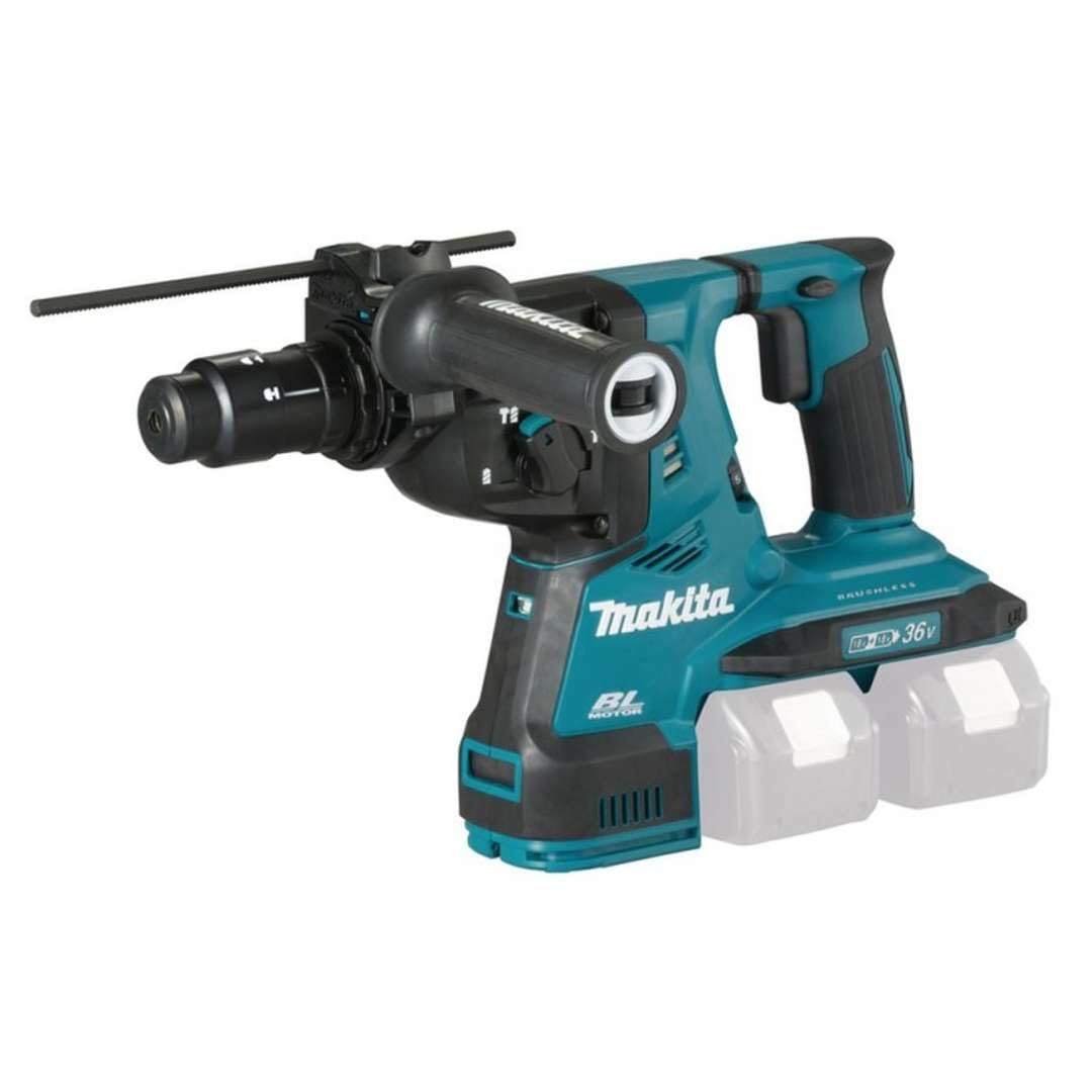 Makita DHR281Z - Martillo ligero SDS-Plus 18Vx2 LXT sin escobillas, 2,9 J, con portabrocas de 13 mm