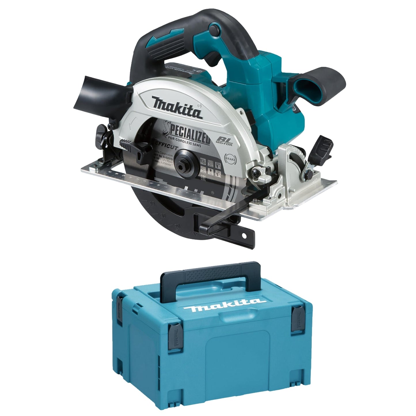 Makita DHS660ZJ - Batería de sierra circular 18V 165mm Makpac
