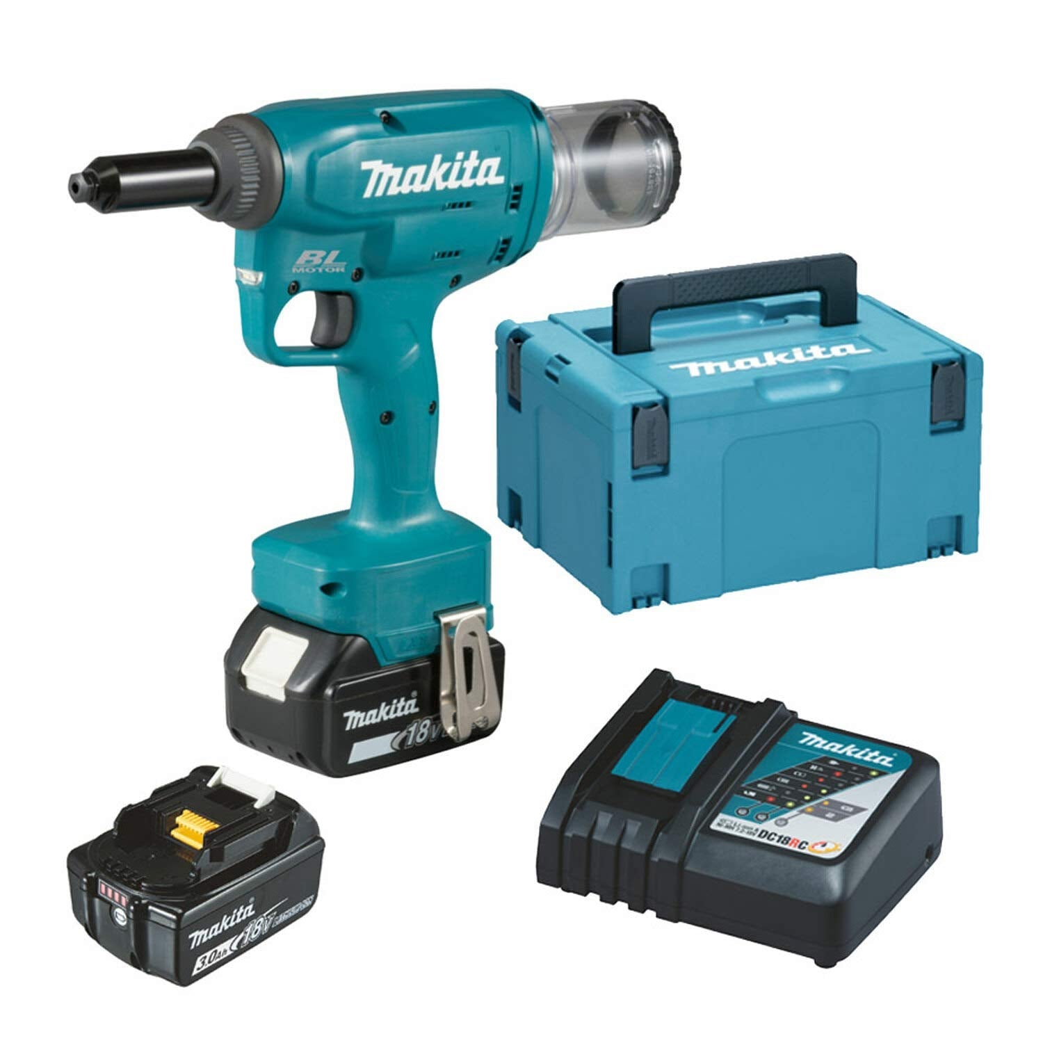 Makita DRV150RFJ - Remachadora de batería