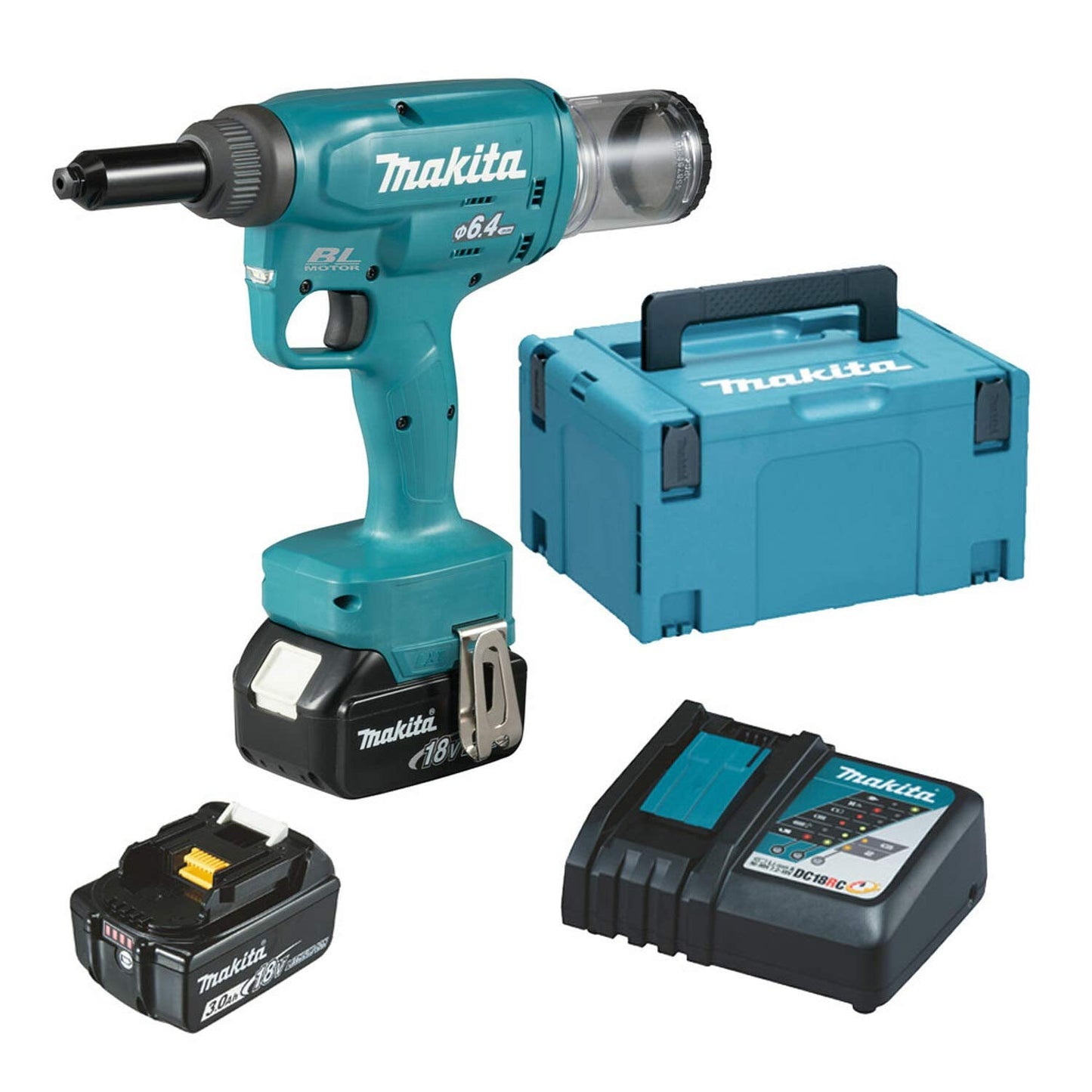 Makita DRV250RFJ - Remachadora de batería