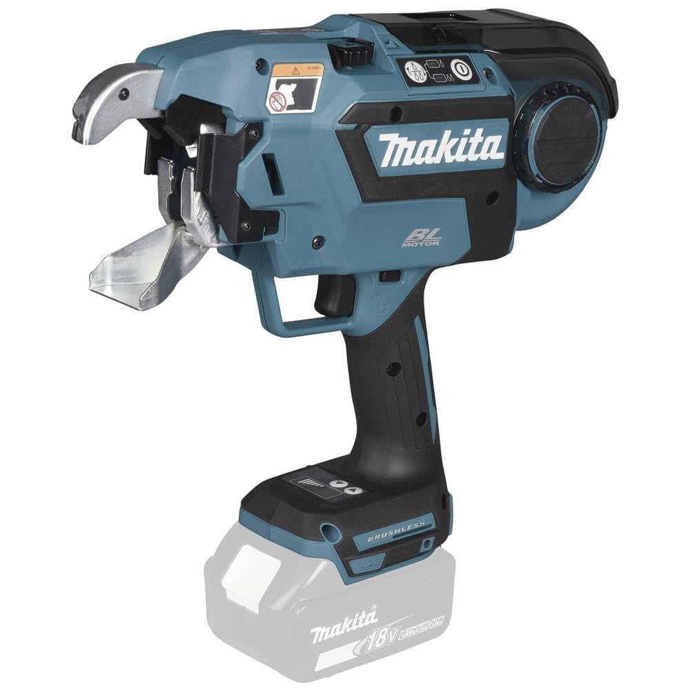 Makita DTR181ZJ - Atadora de ferralla sin escobillas Li-ion LXT de 18 V suministrada en una funda Makpac – Baterías y cargador no incluidos