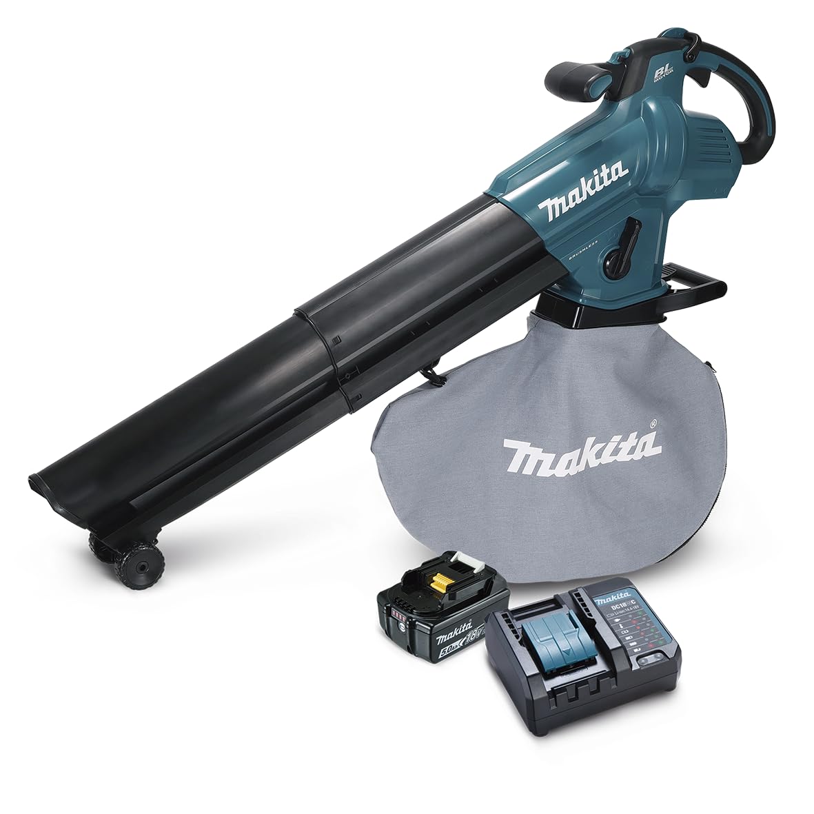 Makita DUB187T001 - SOPLADOR ASPIRADOR HOJAS BL 18V 5.0AH LXT 25L