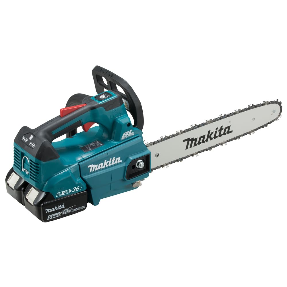 Makita DUC356PT2B - Motosierra 18Vx2 LXT, 35 cm, 2x5,0 Ah