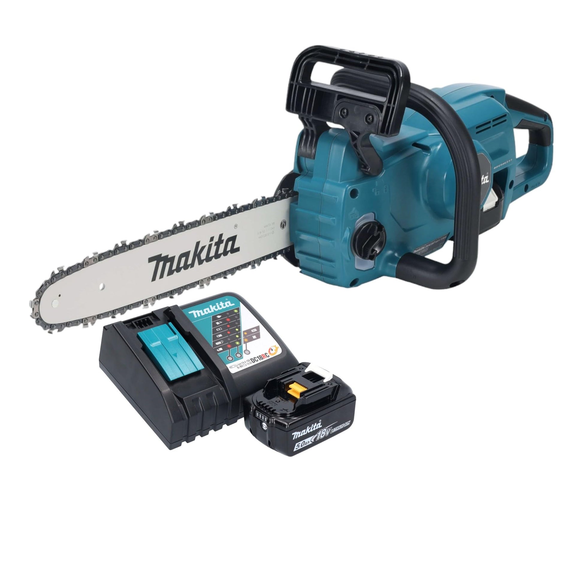 Makita DUC357RTX3 - Motosierra de cadena inalámbrica de 18 V (1 x 5,0 Ah) 35 cm