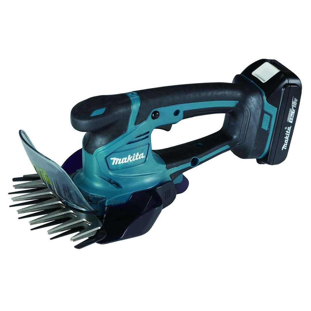 Makita DUM604SYX - Tijeras cortacésped y cortasetos 18V LXT, 160 mm, 1x1,5 Ah