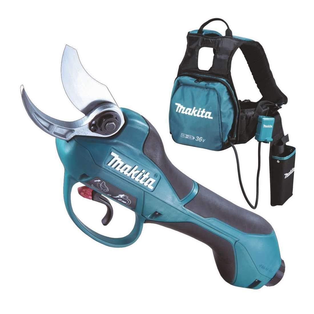 Makita DUP361PT2 - Tijeras de podar con batería 2x 18 v, 2 baterías y el cargador