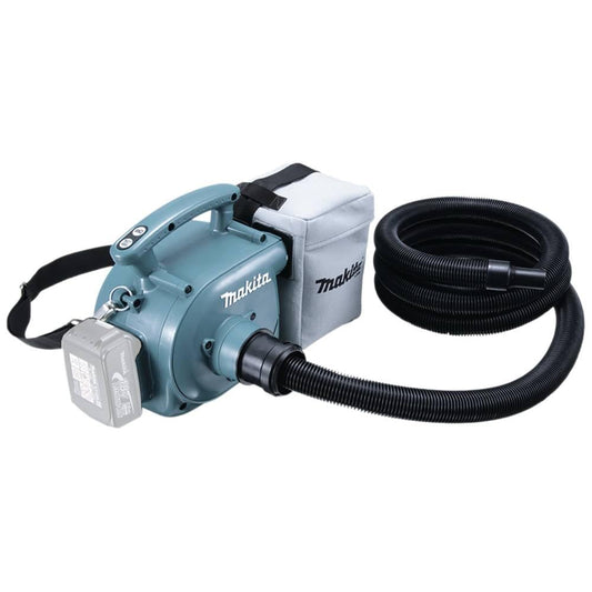 Makita DVC350Z - Aspirador Li-Ion 18V (Negro, Azul, Gris, Secar, 95 dB, 195 mm, 403 mm, 226 mm) /sin baterías, sin cargador