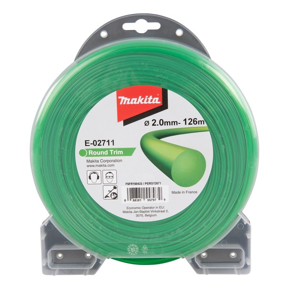 Makita E-02711 - Hilo de nailon redondo 2,0 mm de 126 m - Ferrotecnia
