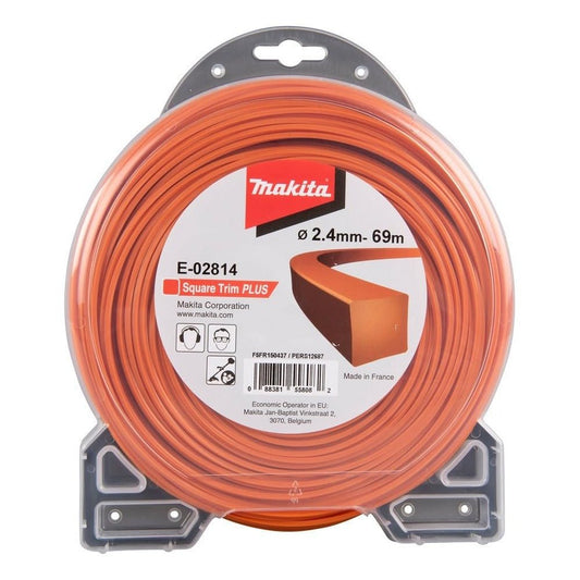 Makita E-02814 - Desbrozadora de alambre redondo Recortadora de bordes 2,4mm x 69m - Ferrotecnia