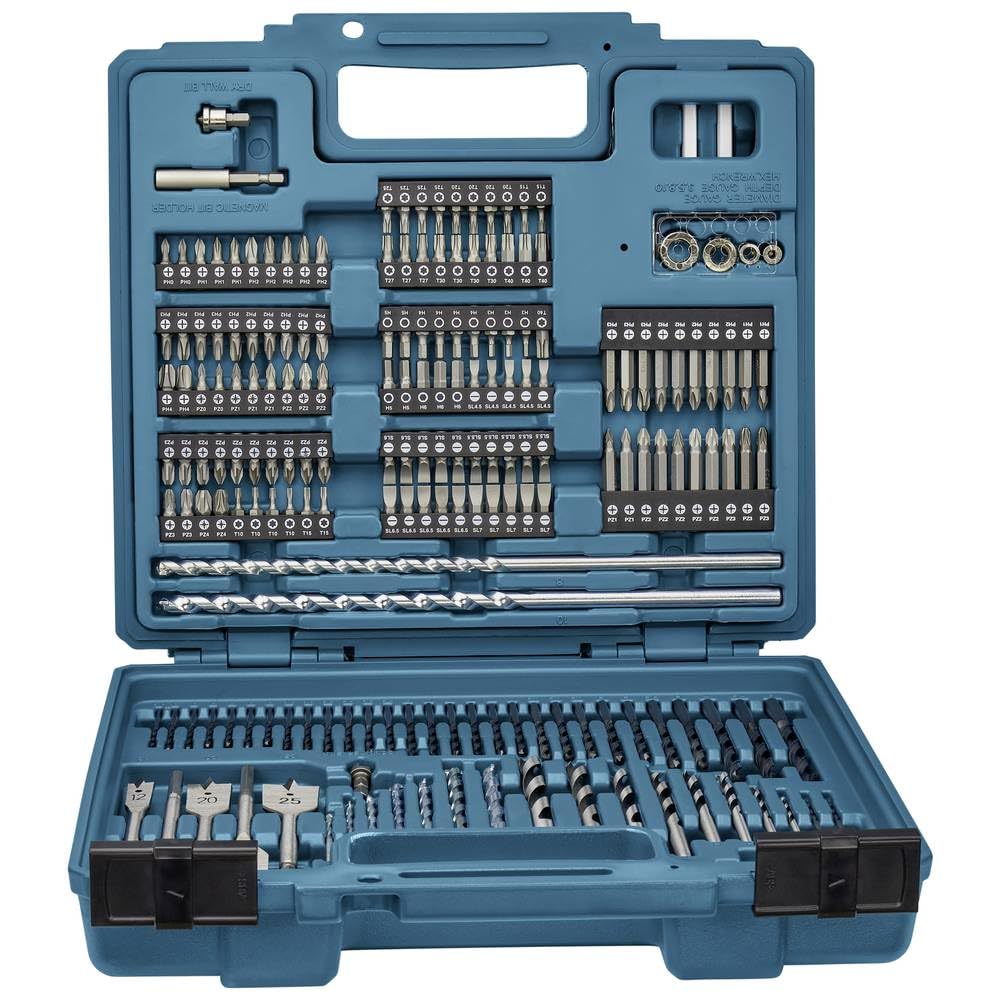 Makita E-11689 - Juego de brocas y tornillos (Lote de 256 uds)