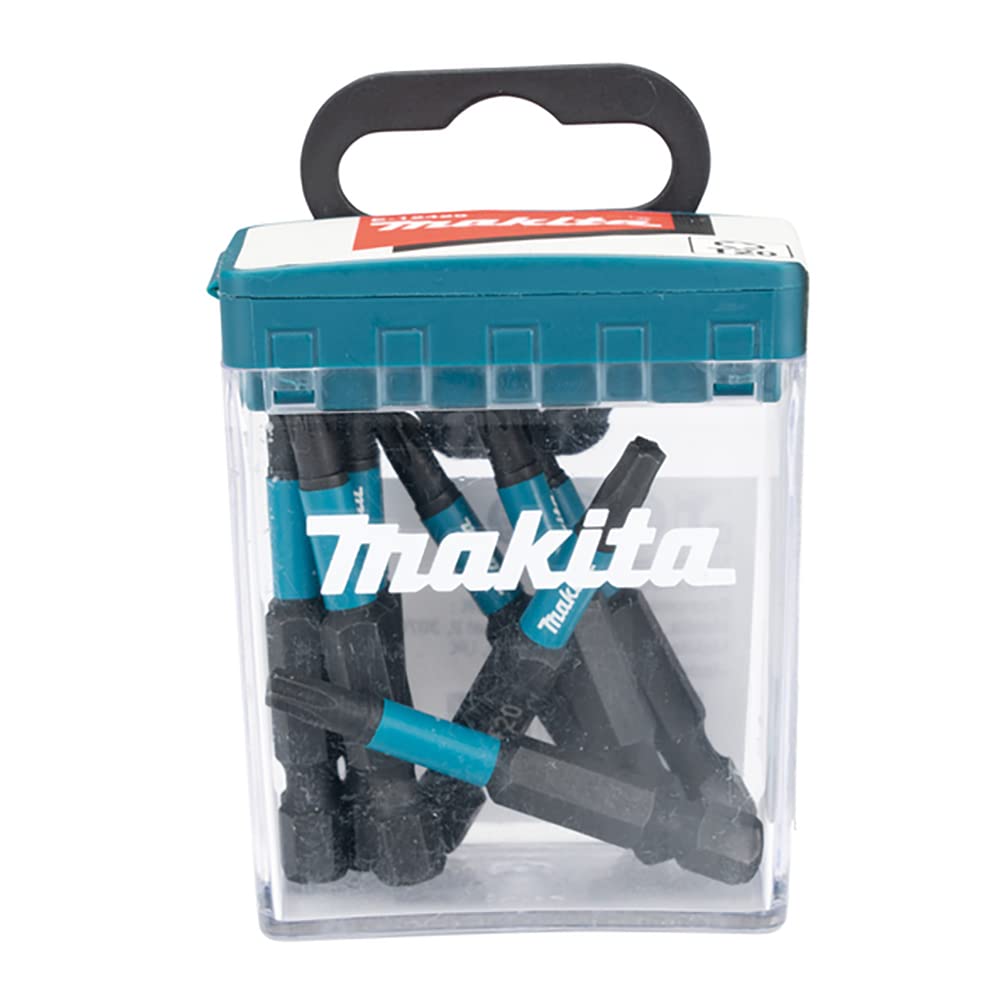 Makita E-12429 - Puntas de atornillar T20 de 50 mm, Impact Black (Lote de 10 uds)