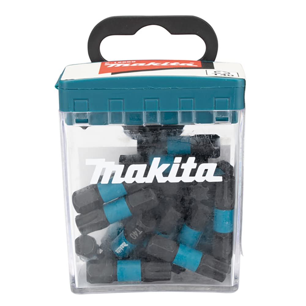 Makita E-12669 - Puntas de atornillar T40 de 25 mm, Impact Black (Lote de 25 uds)