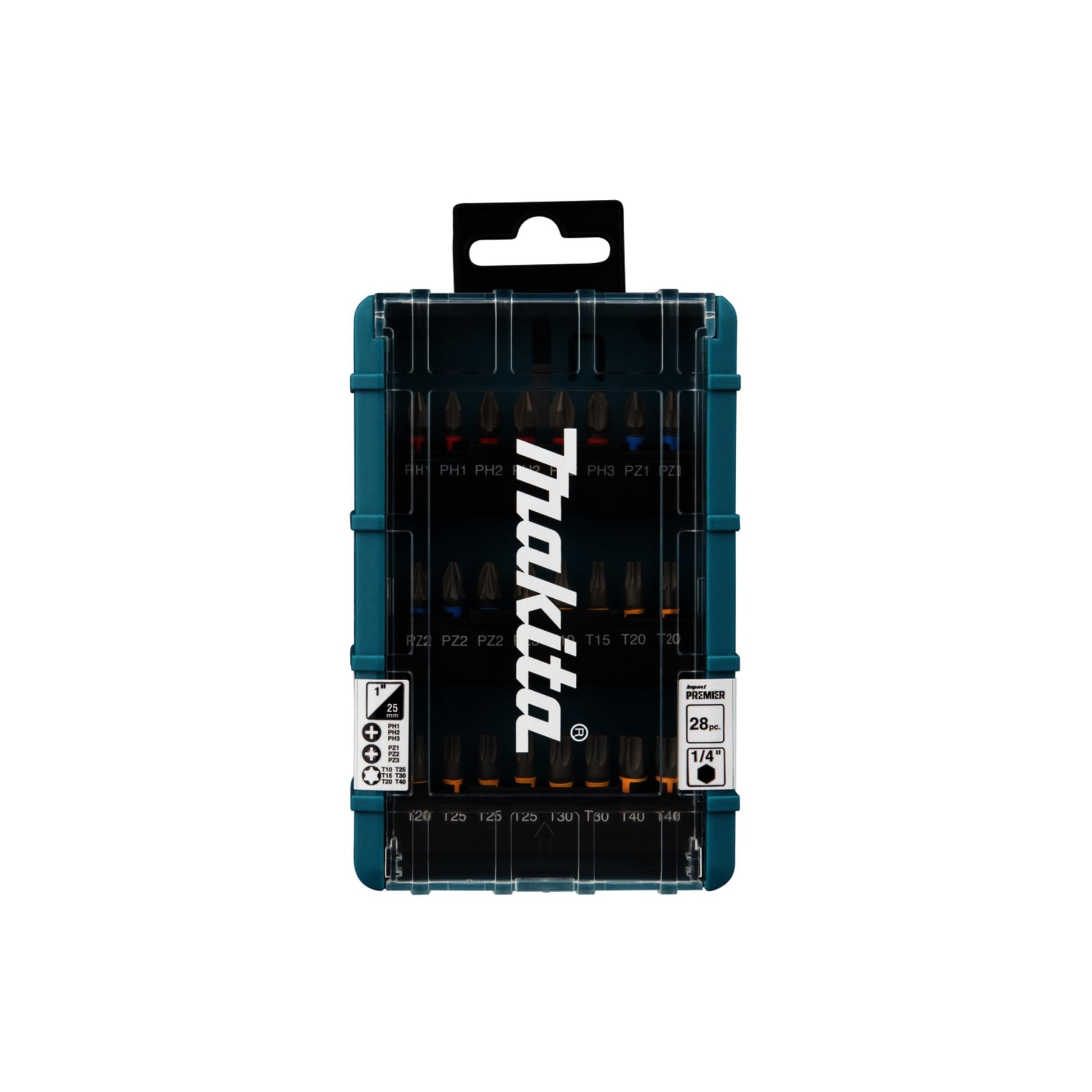 Makita E-25068 - Juego de puntas de torsión, Impact Premier (Lote de 28 uds)